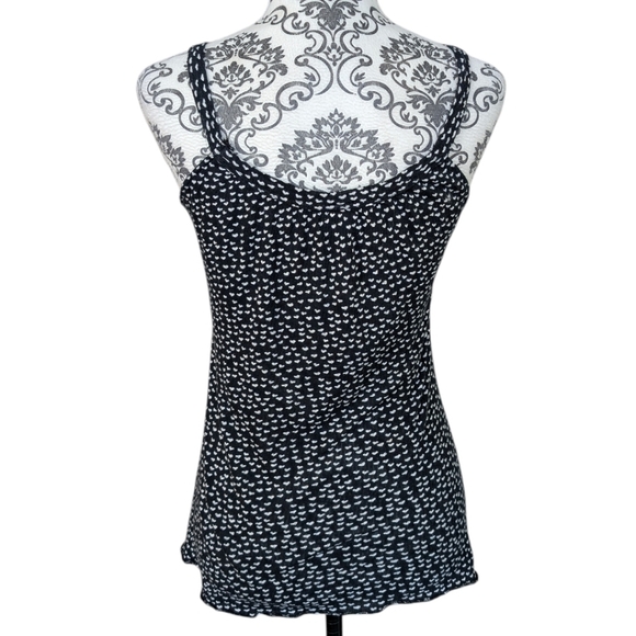 Damsel Babydoll Tank Y2K Vintage Womens Medium Hearts Stretch Soft Comfy Cotton - Picture 4 of 10